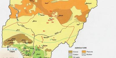 Map of agricultural nigeria