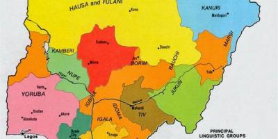 Map of nigerian tribes