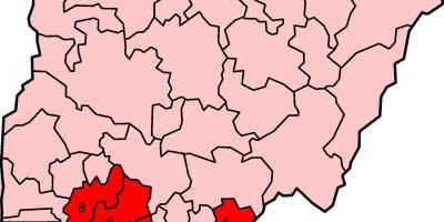 Map of south south nigeria