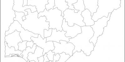 Blank map of nigeria
