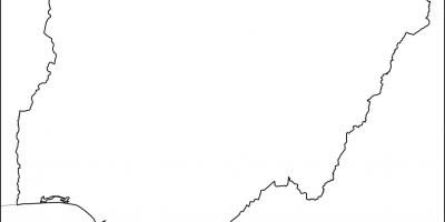 Map of nigeria outline