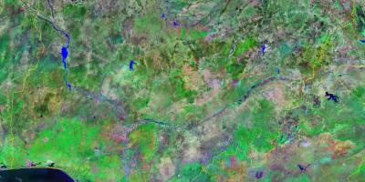 Map of nigeria mountains