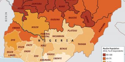 Map of nigeria religion