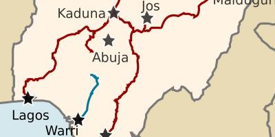 Map of nigeria showing railway lines